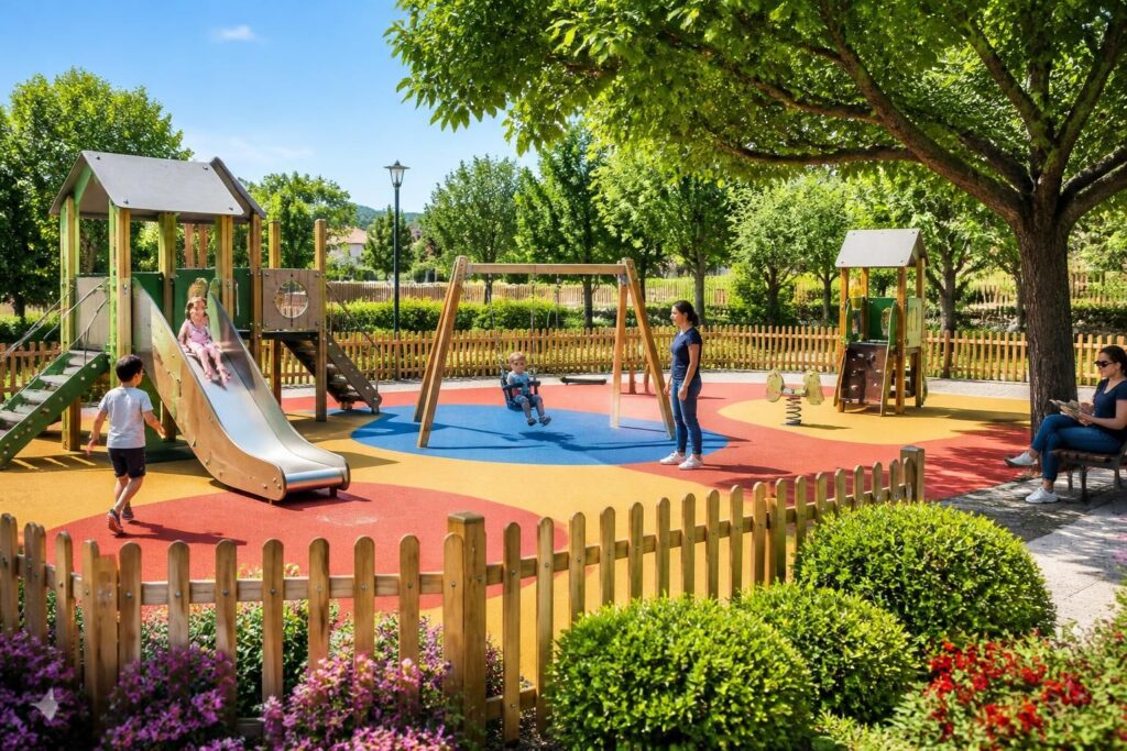 découvrez comment sécuriser l'aire de jeux extérieure de vos enfants pour garantir un espace sûr et serein où ils peuvent s'amuser en toute tranquillité.