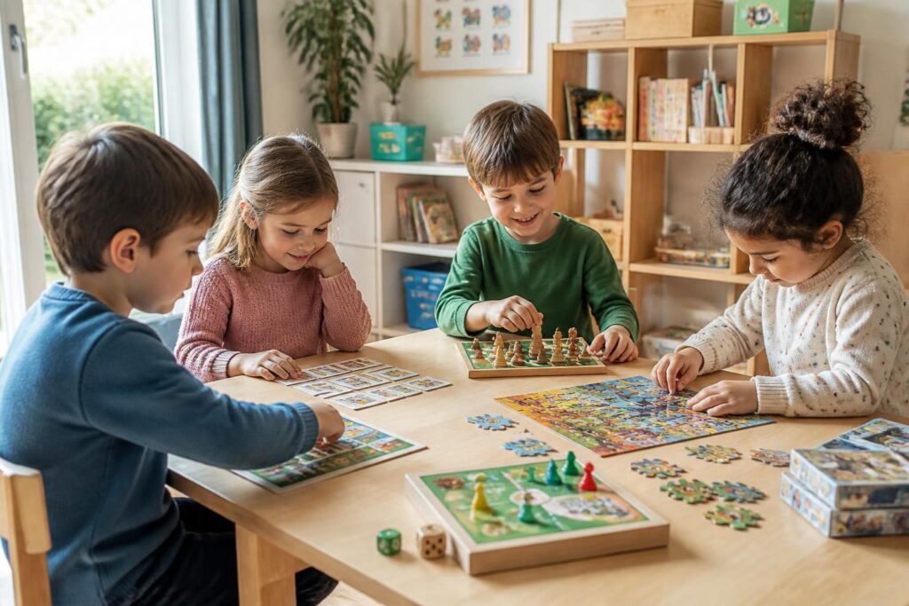découvrez les meilleurs jeux de société adaptés aux enfants de 6 ans pour stimuler leur réflexion et développer leurs compétences cognitives tout en s'amusant.