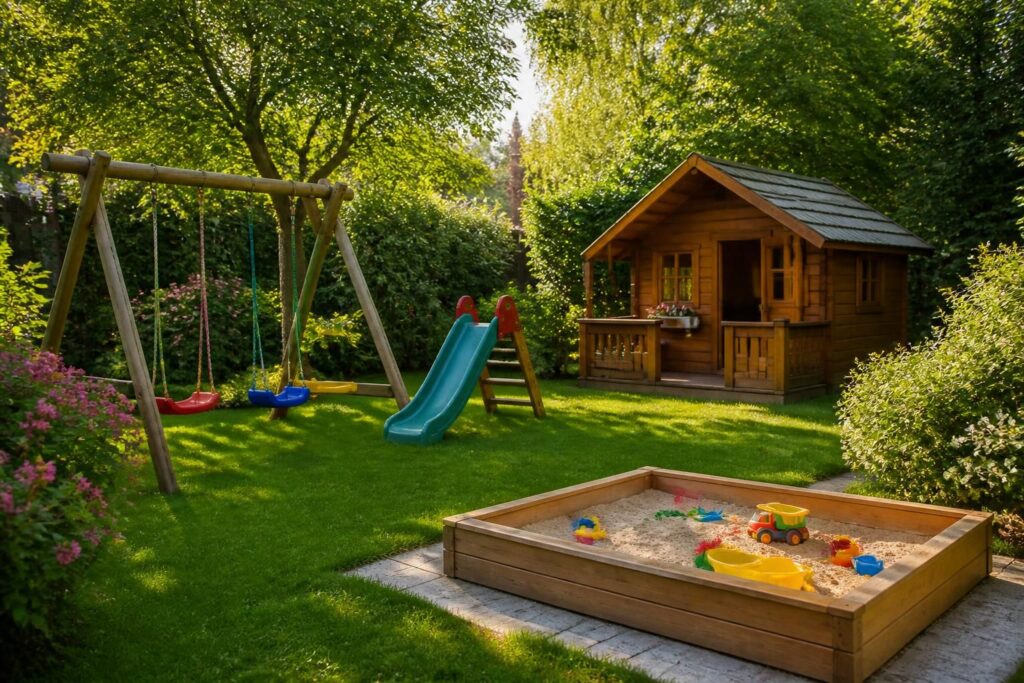 découvrez comment aménager un coin ludique dans votre jardin pour créer un parc de jeux enfants sécurisé et amusant. idées et conseils pour un espace de détente et d'amusement adapté à toute la famille.