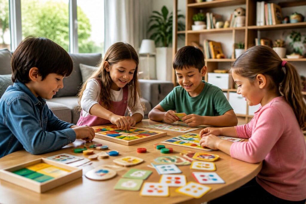 découvrez quels jeux de société pour enfants de 7 ans favorisent l'apprentissage tout en s'amusant, en développant leur esprit logique, créativité et compétences sociales.