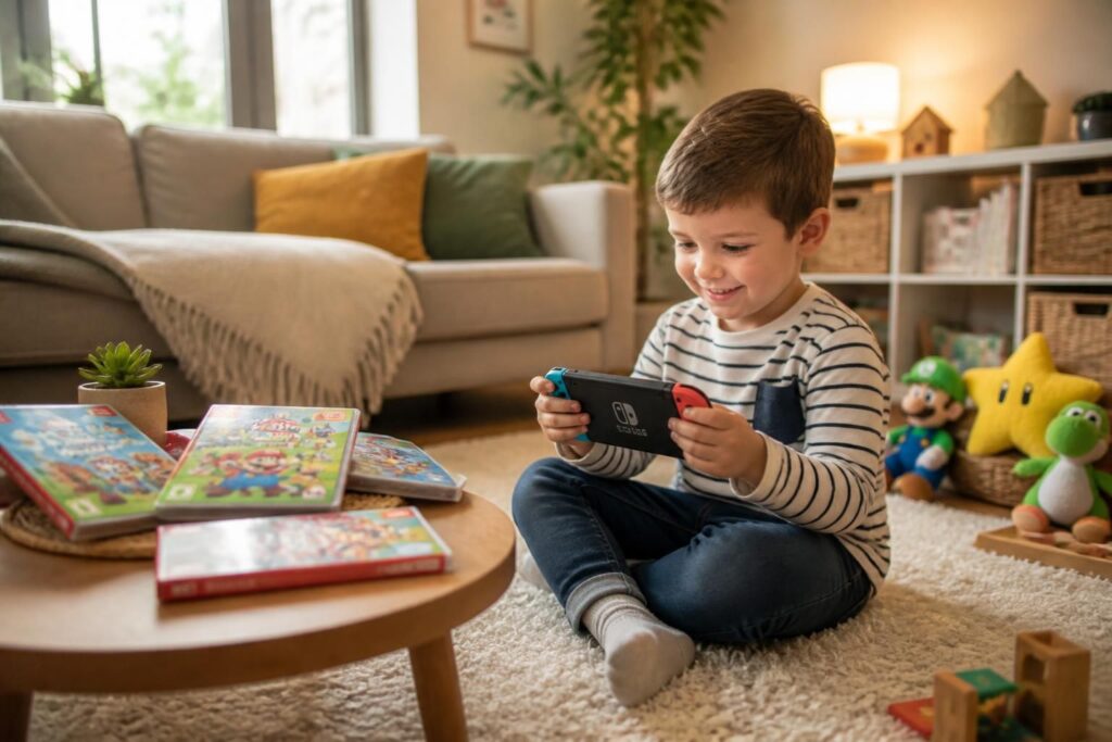 découvrez les meilleurs jeux switch adaptés aux enfants, spécialement sélectionnés pour divertir et éduquer les plus jeunes en toute sécurité.