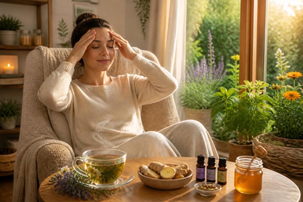 découvrez des remèdes naturels efficaces pour soulager les maux de tête frontaux et ceux liés aux règles, avec des solutions maison simples et adaptées.